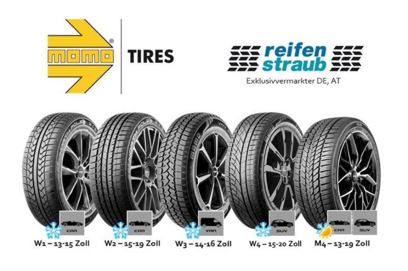  Reifen Straub vertreibt Momo Tires