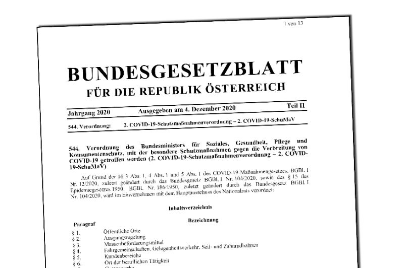  Das Bundesgesetzblatt zur Lockerung