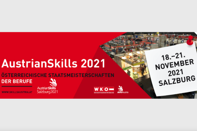  Jetzt zu AustrianSkills 2021 anmelden!