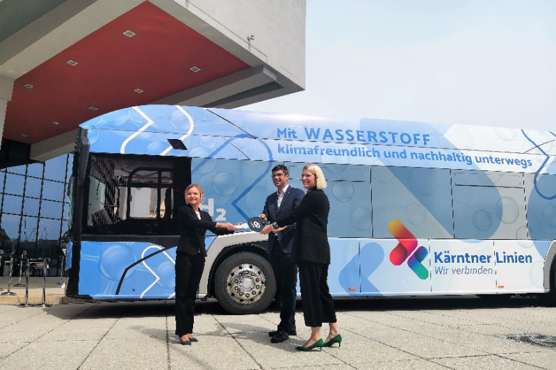  Wasserstoffbus in Österreich im Test