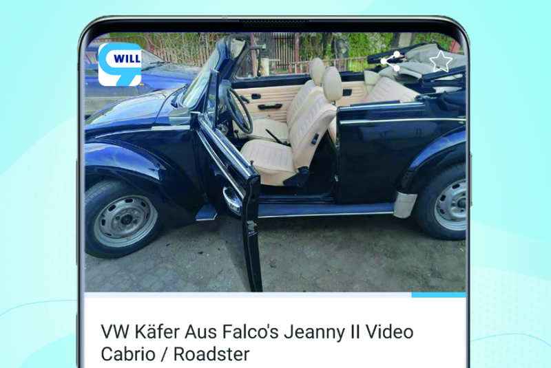  Kult-Cabrio für Falco-Fans