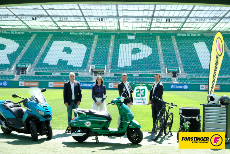  Forstinger neuer Teampartner von Rapid