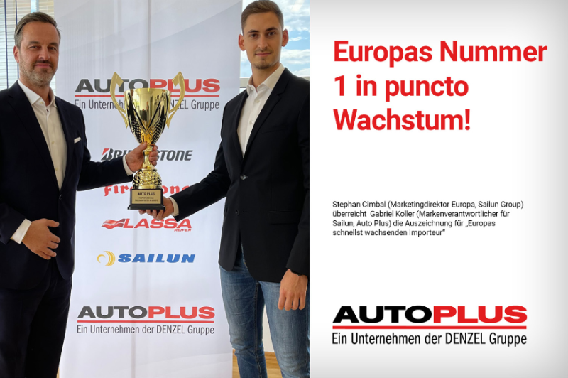  AUTO PLUS der am schnellsten wachsende Sailun Importeur Europas 