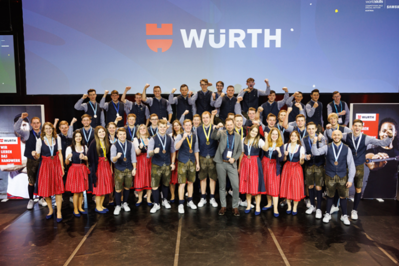  Würth-Unterstützung für WorldSkills