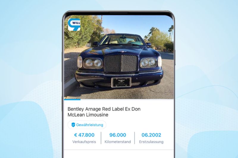  Bentley von "American Pie"-Sänger auf willhaben