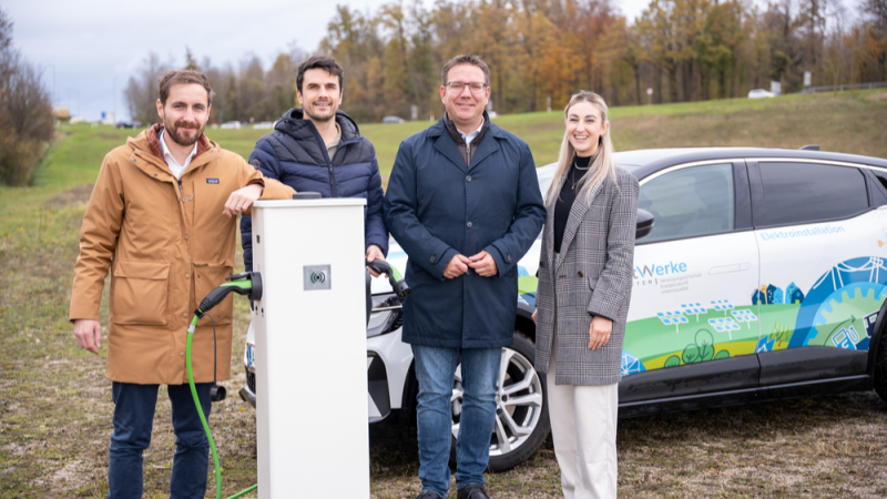  Amstetten: Ladepark mit 50 Plätzen