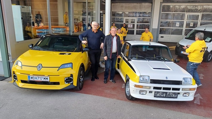 Elektrischer Renault R5 trifft auf Verbrenner-Urahn R5 Turbo 2