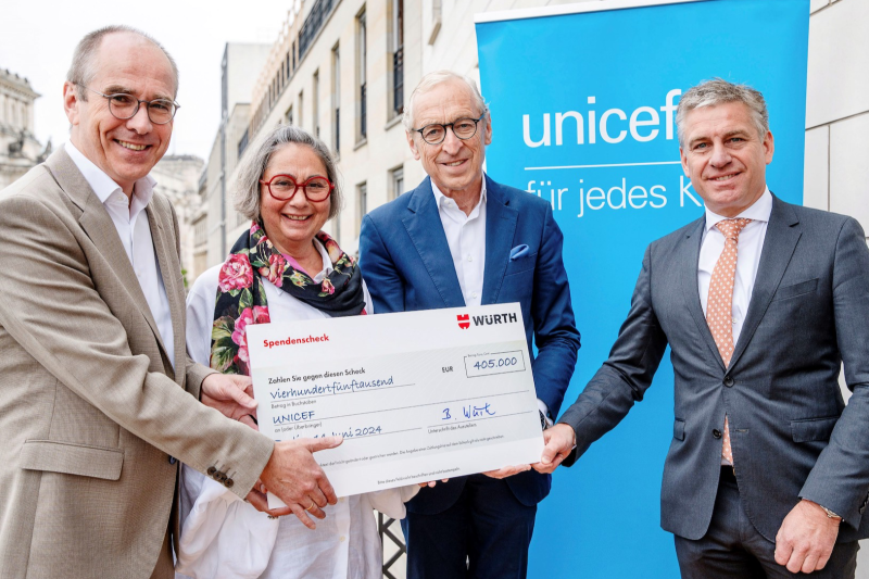  Würth-Spende an Unicef