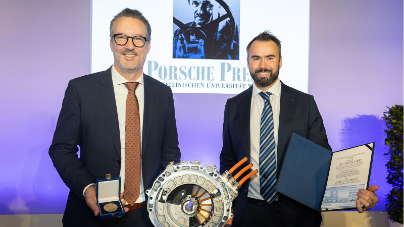   Porsche Preis geht an Entwickler von Axialfluss-E-Motor
