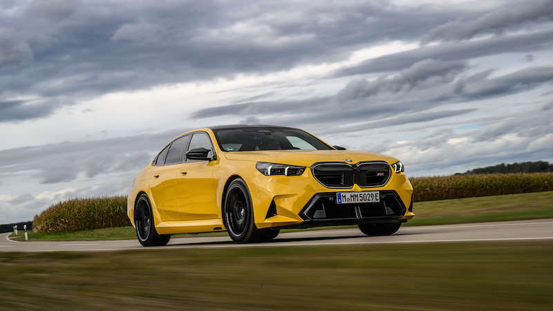 Erste Ausfahrt BMW M5: High-5!
