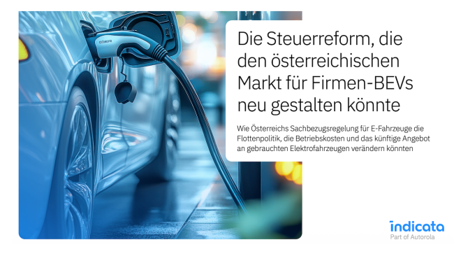 Indicata Whitepaper: Sachbezugsreform verteuert Firmen-BEVs ab 2027