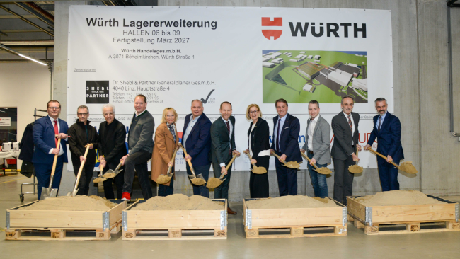   Würth Österreich erweitert Logistikstandort in Böheimkirchen