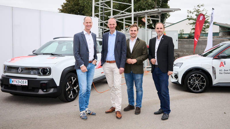 Renault und A1 starten Pilotprojekt zur Notstromversorgung