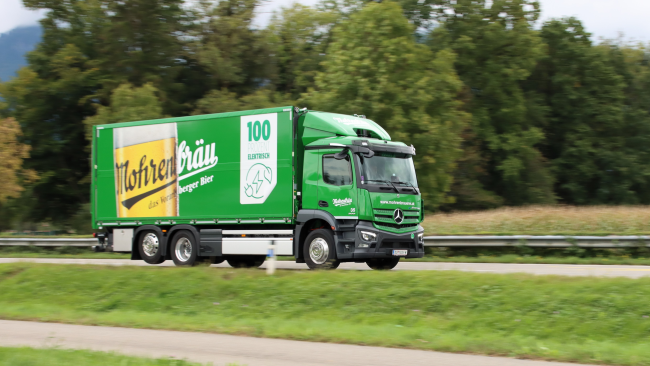 Der Nachschub kommt elektrisch