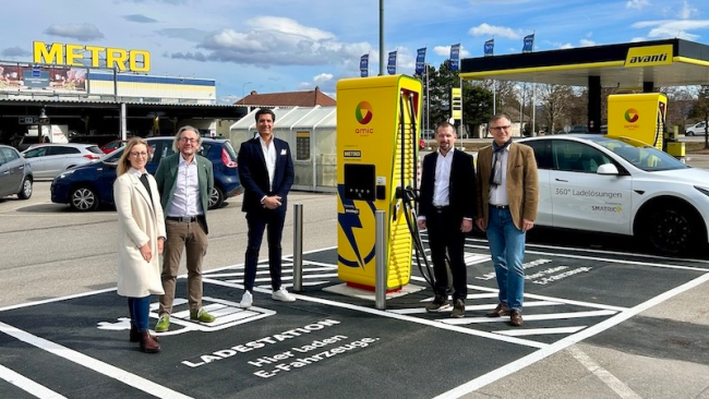 Metro in Wiener Neustadt mit Schnellladern ausgerüstet