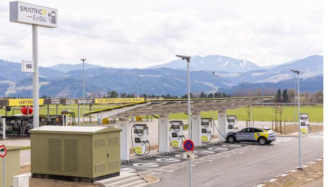  Erster Ladepark Österreichs mit flexibler Preisauszeichnung 