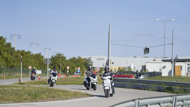 Roller-Testtag im ARBÖ Fahrsicherheitszentrum Wien