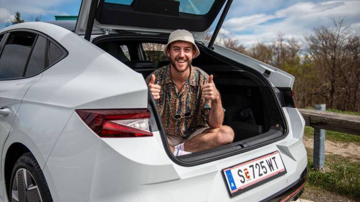 AustrianKiwi fährt Skoda Enyaq Coupé RS