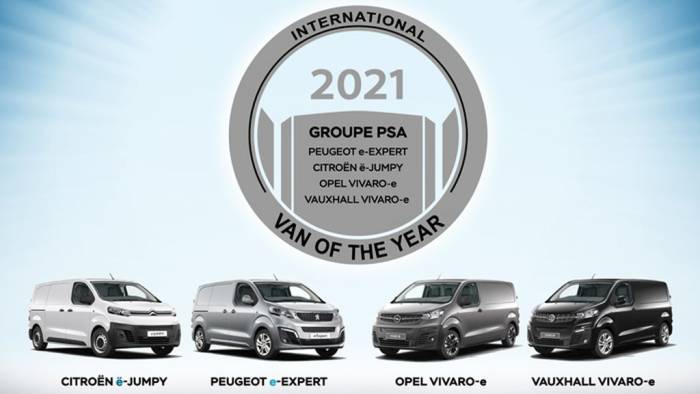 e-Expert, e-Jumpy und Opel Vivaro-e ausgezeichnet