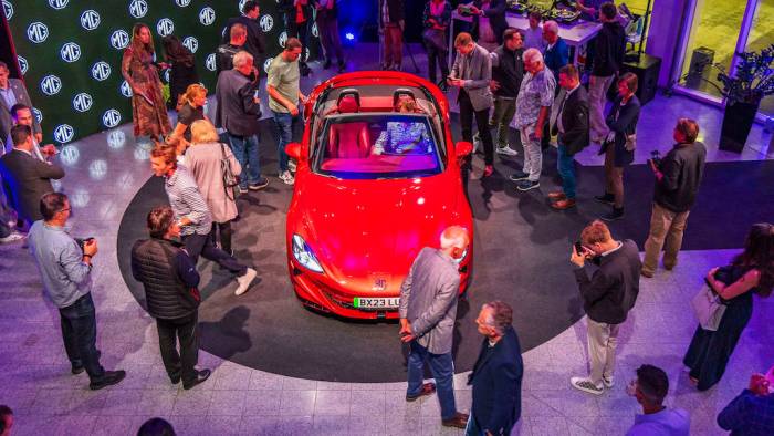 MG Cyberster: Stopp in Wien und Salzburg