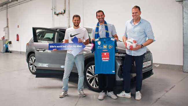 SKN St. Pölten bleibt mit vibe am Ball