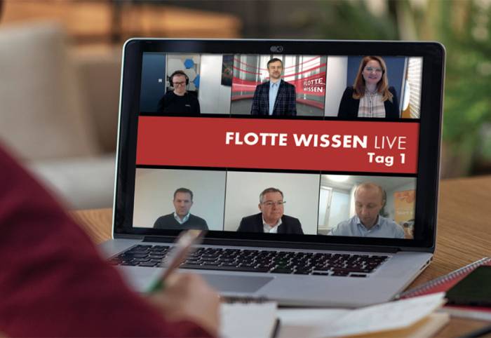  FLOTTE WISSEN Live-Webinar: Fuhrparkmanagement, E-Mobilität, Fahrzeugverwertung uvm.