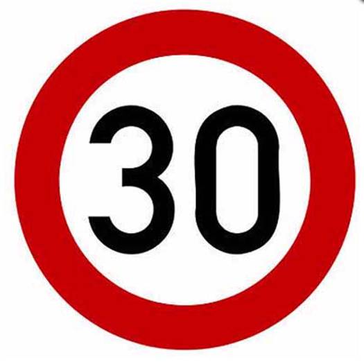  Tempo 30 im Ort vom Tisch