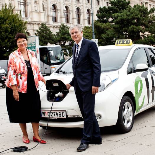  Elektro-Taxi-Offensive in Wien