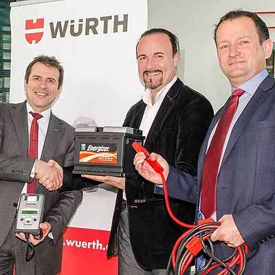   Würth: Batterien-Vertrag mit ARBÖ verlängert