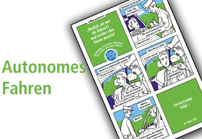  Cartoon: Autonomes Fahren