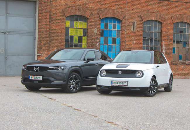  Vergleichstest: Mazda MX-30 und Honda e