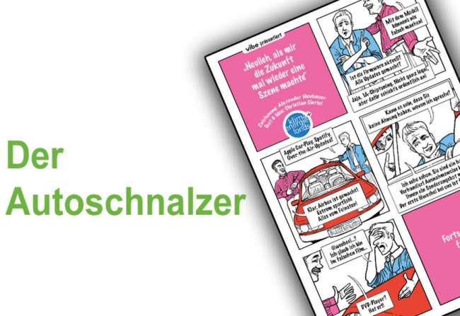  Cartoon: Der Autoschnalzer 