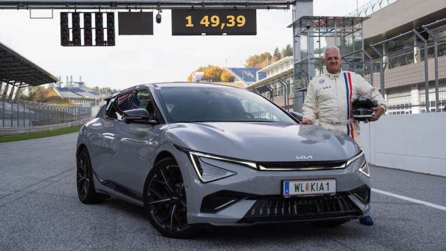Kia EV6 GT stellt Rekord am Red Bull Ring auf