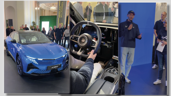 Video: Premiere der Alpine A390 in Wien