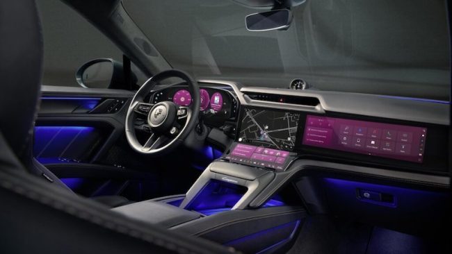 Vorgeschmack: Cockpit des Porsche Cayenne Electric
