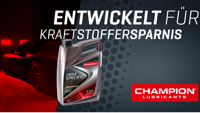 Champion Lubricants aktualisiert sein Hybrid-Sortiment