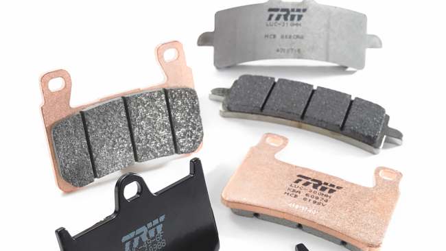  Neue Zweirad-Bremsbeläge von TRW