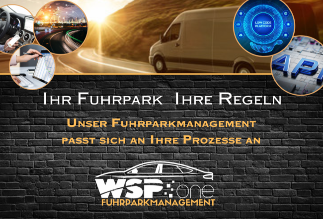  WSPone Fuhrparkmanagement: alle Dienste in einem System