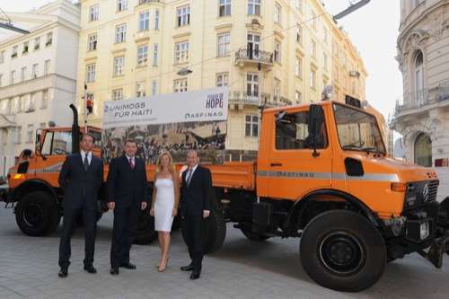  Unimogs für Haiti