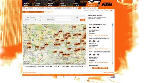  Blitzstart für KTM online