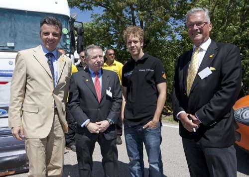  Eben noch in Monaco, jetzt in Teesdorf