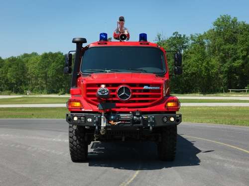  Für den Flug zum Brandherd