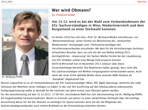  Zur Stichwahl bei den Kfz-Sachverständigen