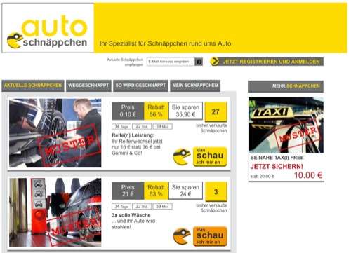  Internetseite mit Rabattangeboten bald online