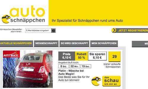  Schnäppchenportal rund ums Auto
