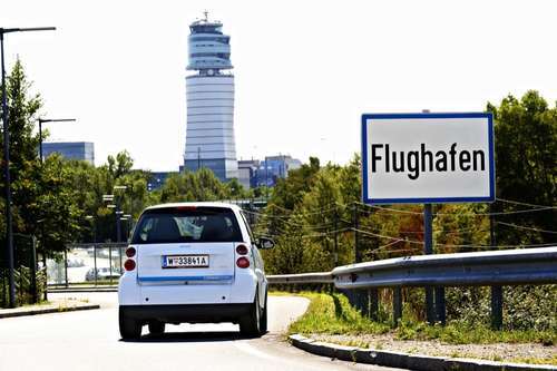  Im car2go-smart zum Flughafen