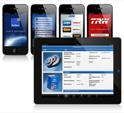  Für die mobile Teilebestellung