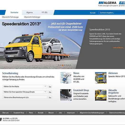   Zwei Marken – eine neue Homepage