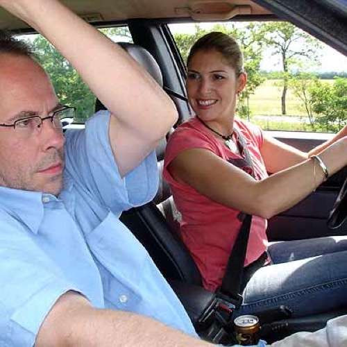  Worunter Beifahrer leiden