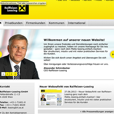  Neuer Webauftritt
